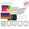 Better Office Products All Occasion Greeting Cards & Envs, 4in. x 6in. 6 Bright Shape Designs, Blank Inside, 100PK 64574 - alternate 4